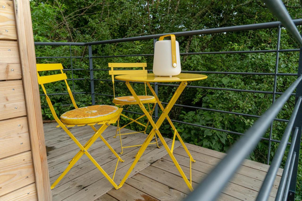 Osenbach Le Moonloft Insolite Tiny-House Dans Les Arbres & 1 Seance De Sauna Pour 2 Avec Vue Panoramique מראה חיצוני תמונה