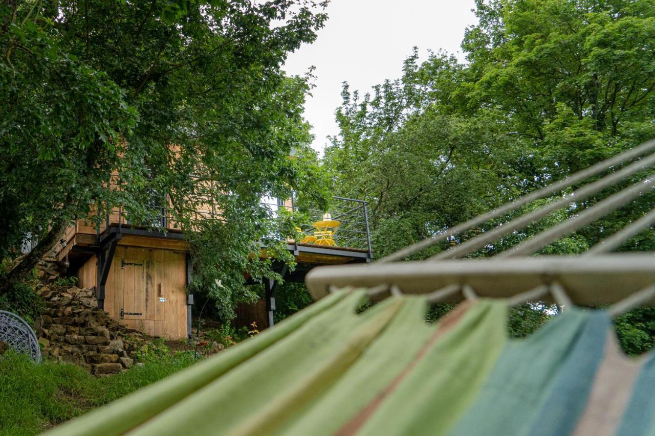 Osenbach Le Moonloft Insolite Tiny-House Dans Les Arbres & 1 Seance De Sauna Pour 2 Avec Vue Panoramique מראה חיצוני תמונה