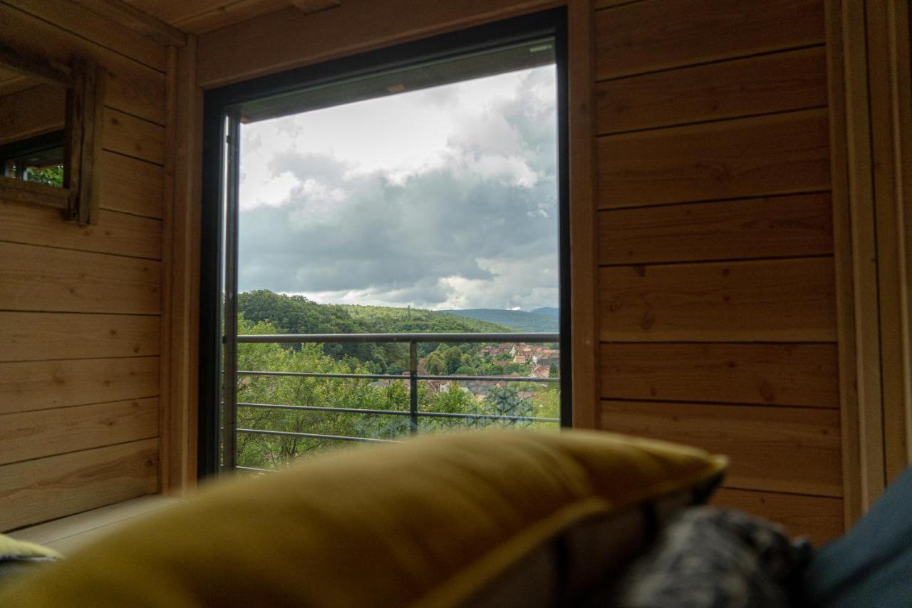Osenbach Le Moonloft Insolite Tiny-House Dans Les Arbres & 1 Seance De Sauna Pour 2 Avec Vue Panoramique מראה חיצוני תמונה